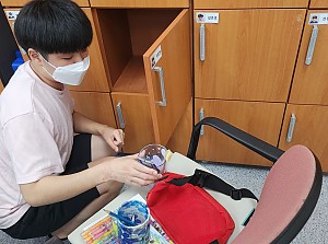 해냄반 사물함 정리