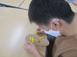 해냄반 일상생활훈련(신발끈 묶기)