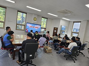 소화기 작동법 및 화재 대피 훈련 실시